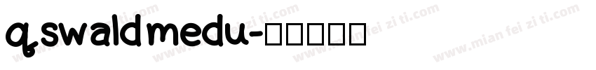 qswald medu字体转换